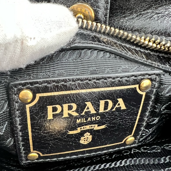 ♦️Prada vitello Shine satchel/shoulder bag - Picture 4 of 11